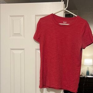 Mossimo Supply Co. Red Short Sleeve Tee
